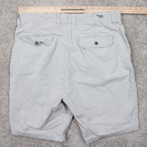 Rodd & Gunn The Gunn Shorts Mens 34 Beige Slim Fit Chino Stretch w/ 8" inseam - Picture 6 of 13